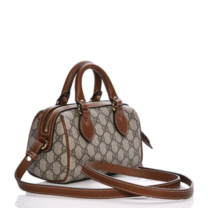 Gucci GG Supreme Monogram Mini Boston Beige Tuscany 3 of 7