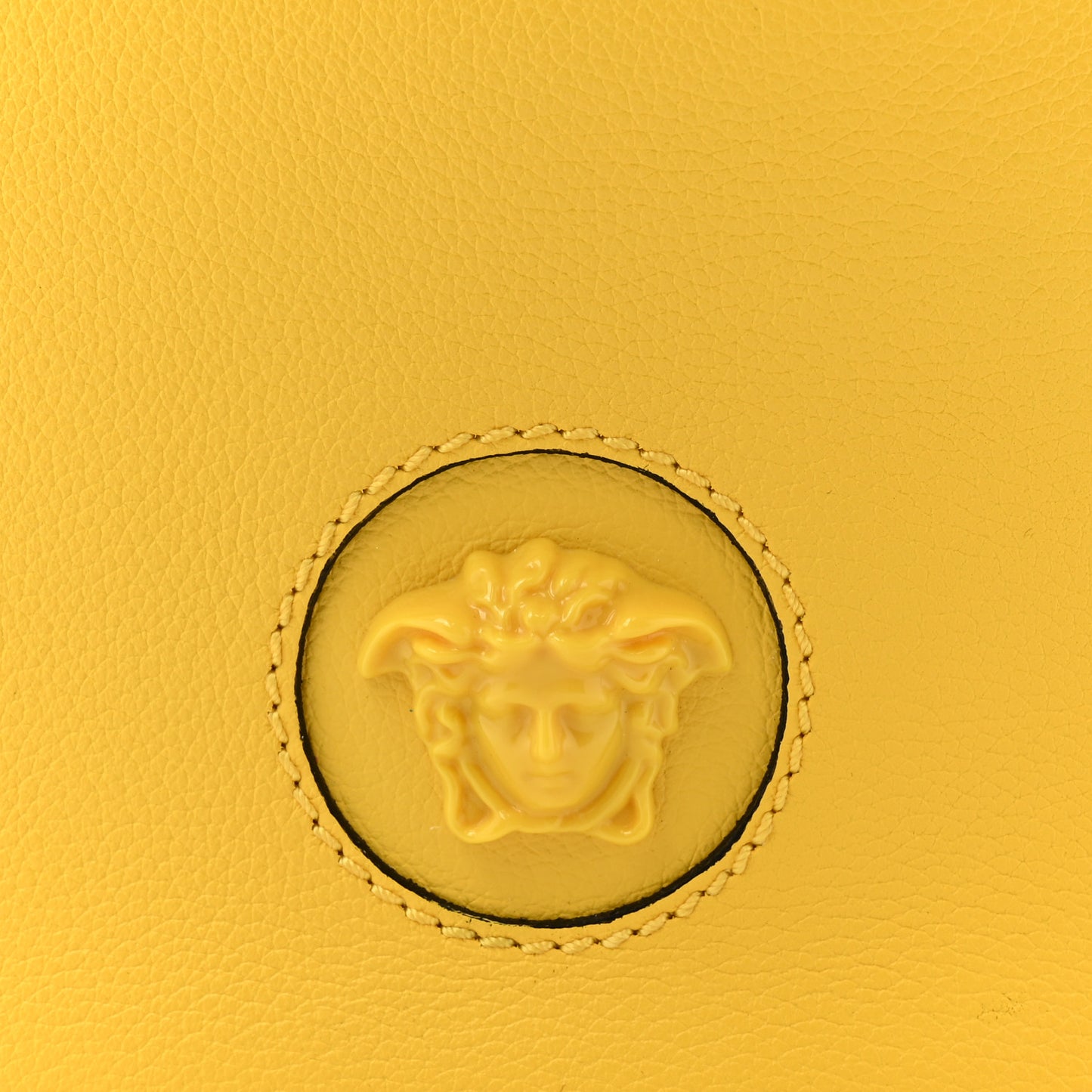 Calfskin La Medusa Mini Hobo Crossbody Yellow