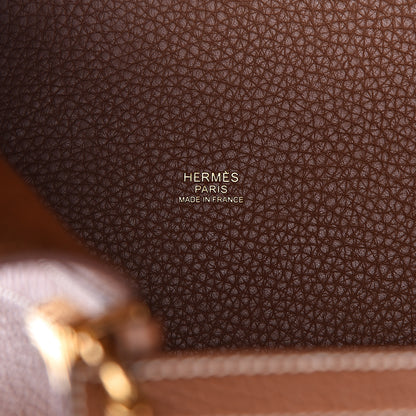 Hermes Taurillon Clemence Picotin Lock 22 MM Gold 6 of 10