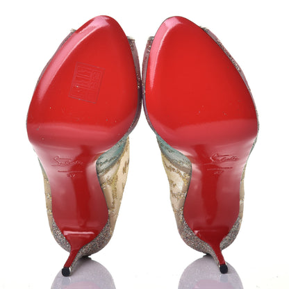 Christian Louboutin Rete Tulle Top Top 120 Ankle Boots 37 Multicolor 5 of 8