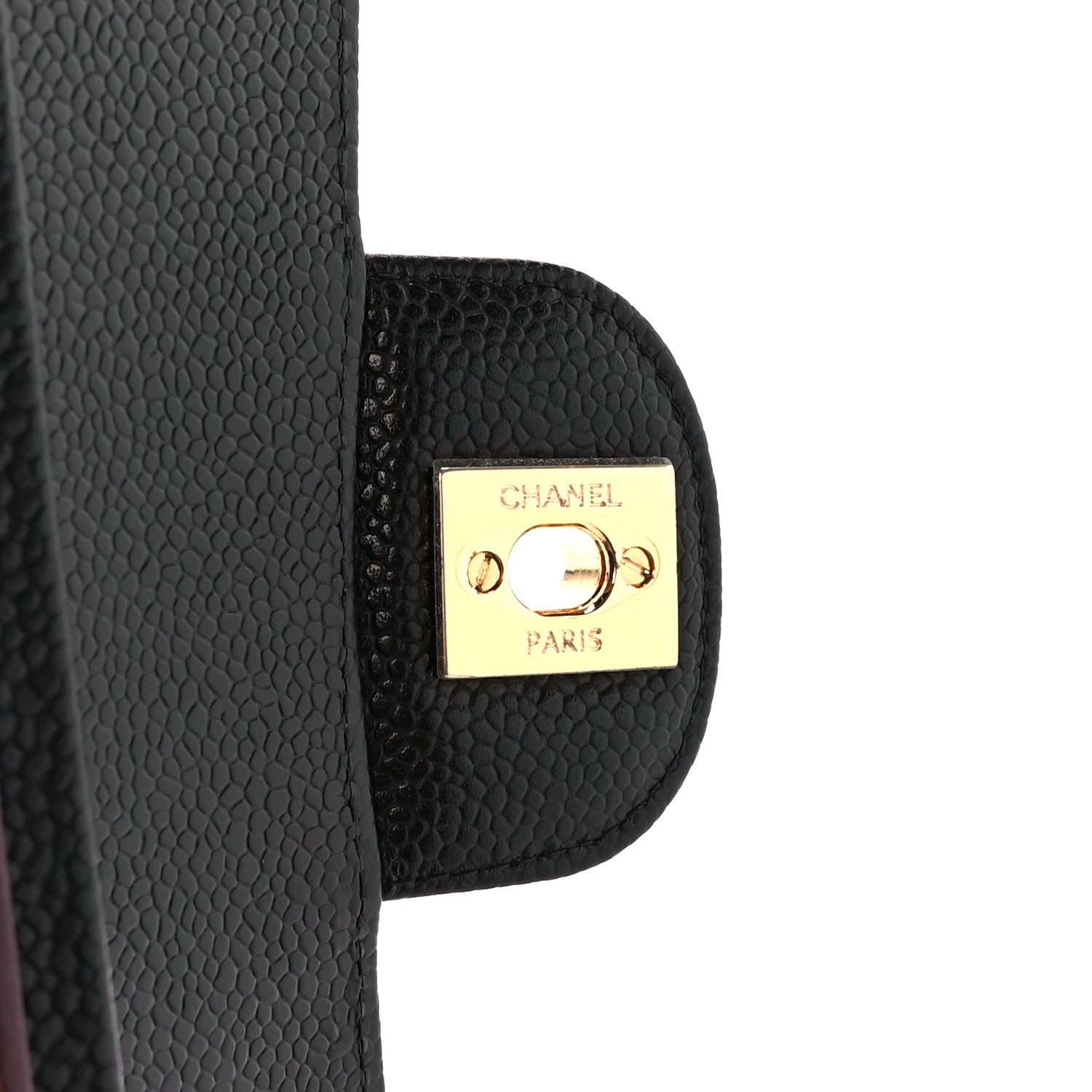 Chanel Caviar Quilted Medium Double Flap Black 7 of 12