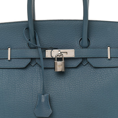 Hermes Fjord Birkin 35 Bleu Tempete 8 of 20