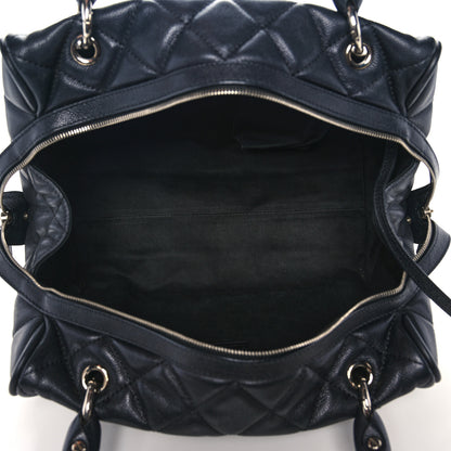 Chanel Caviar Quilted CC Timeless Bowler Black 5 of 10