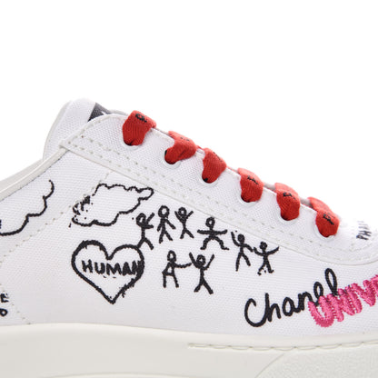 Chanel x Pharrell Williams Canvas Womens Sneakers 38 White 12 of 31