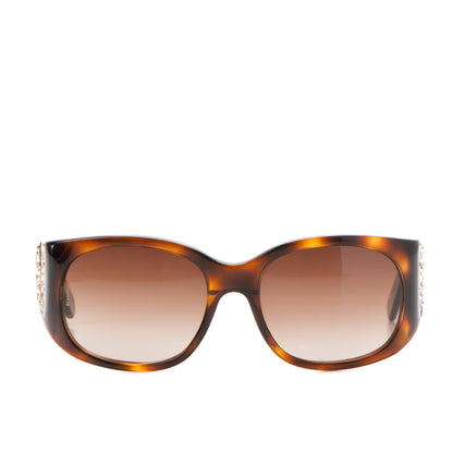 Chanel Swarovski Crystal CC Sunglasses 5134-B Tortoise 2 of 8
