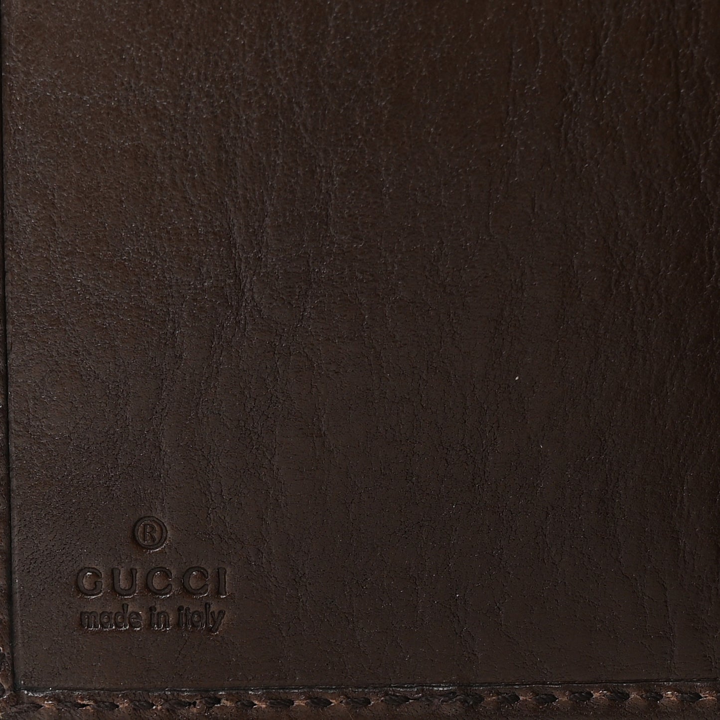 Monogram Interlocking GG Continental Wallet Dark Brown