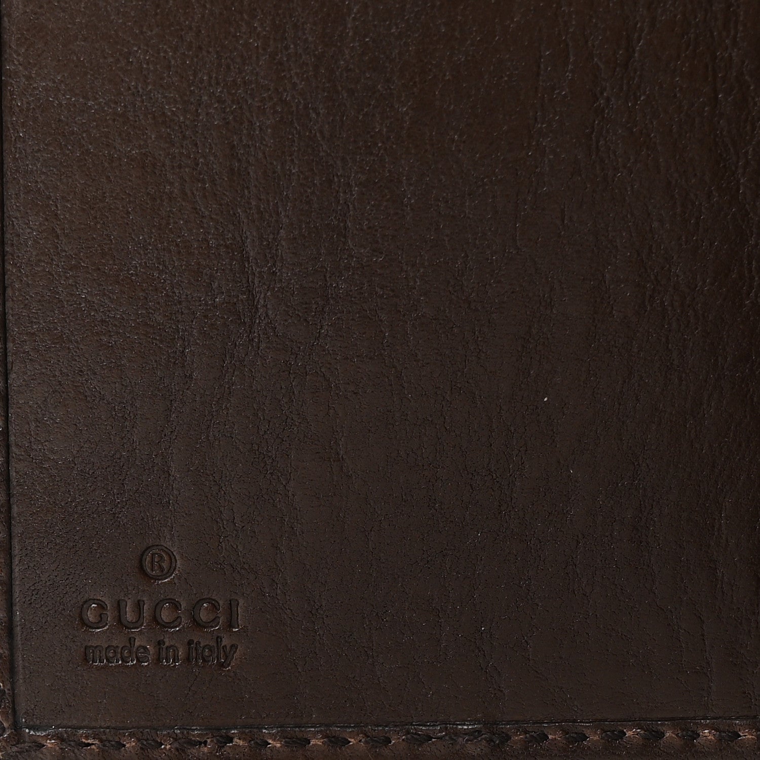 Gucci Monogram Interlocking GG Continental Wallet Dark Brown 6 of 7