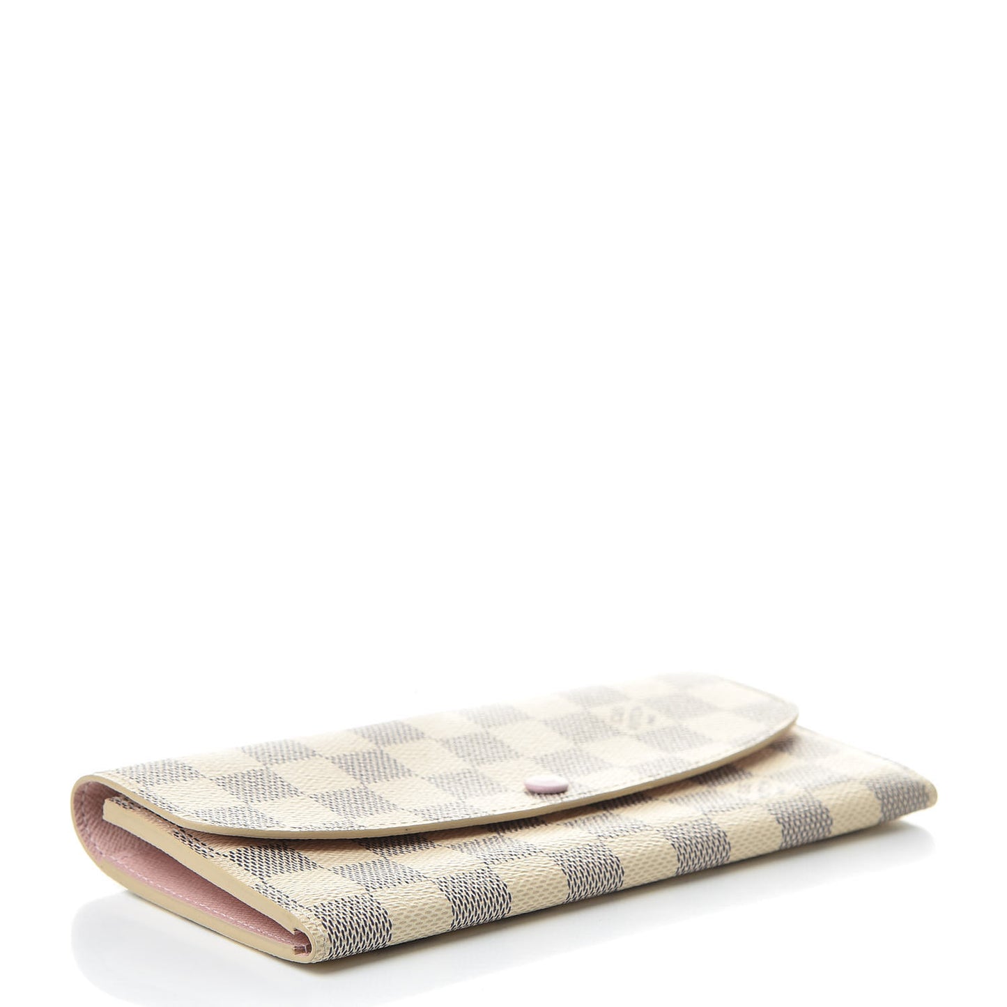 Damier Azur Emilie Wallet Rose Ballerine