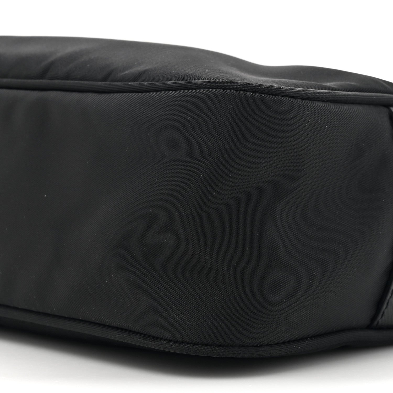 Prada Re-Nylon Vela Saffiano Pocket Double Zip Shoulder Bag Black 8 of 9