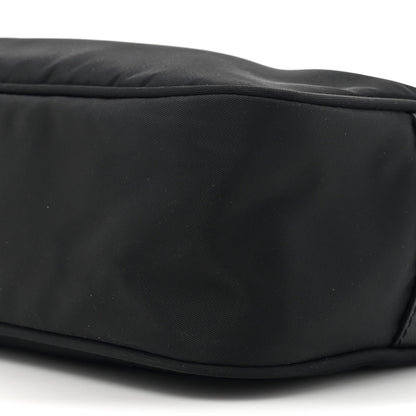 Prada Re-Nylon Vela Saffiano Pocket Double Zip Shoulder Bag Black 8 of 9
