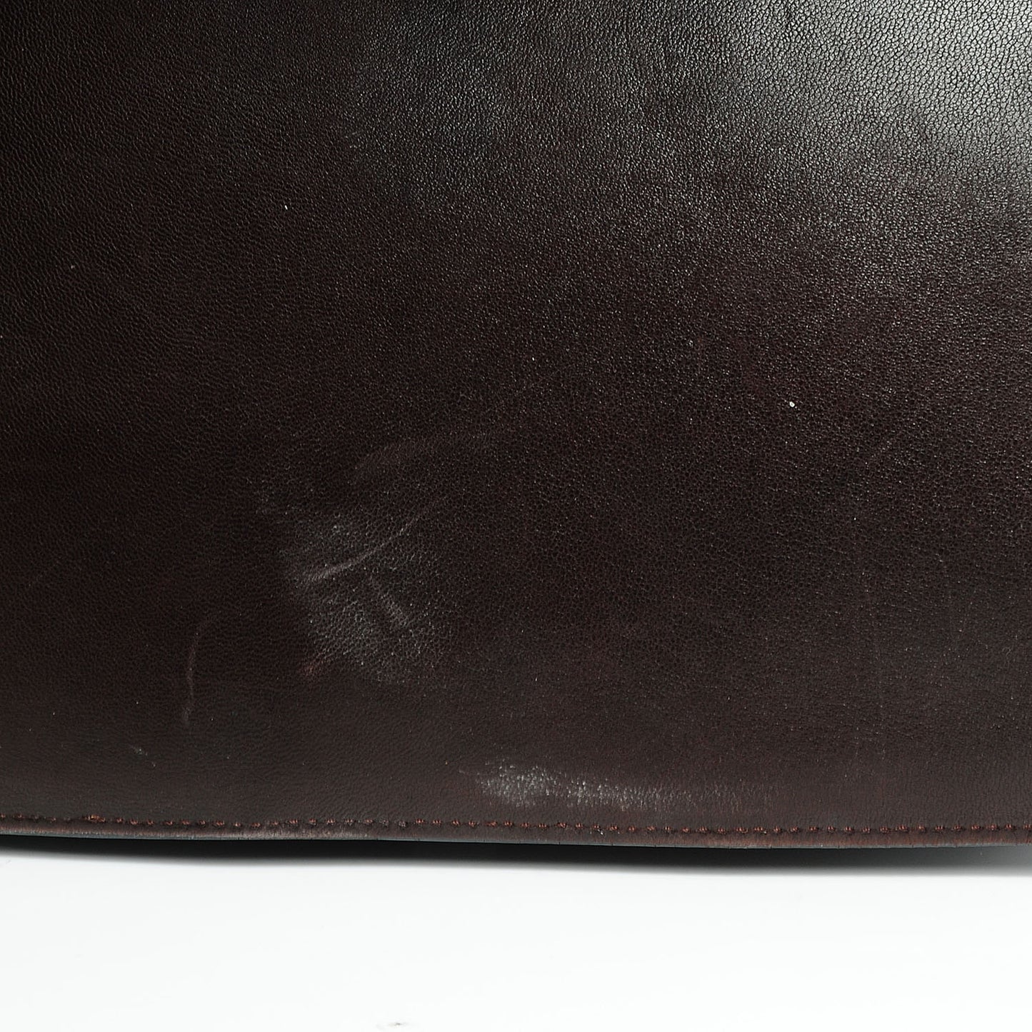 Nappa Intrecciato Shoulder Bag Ebano