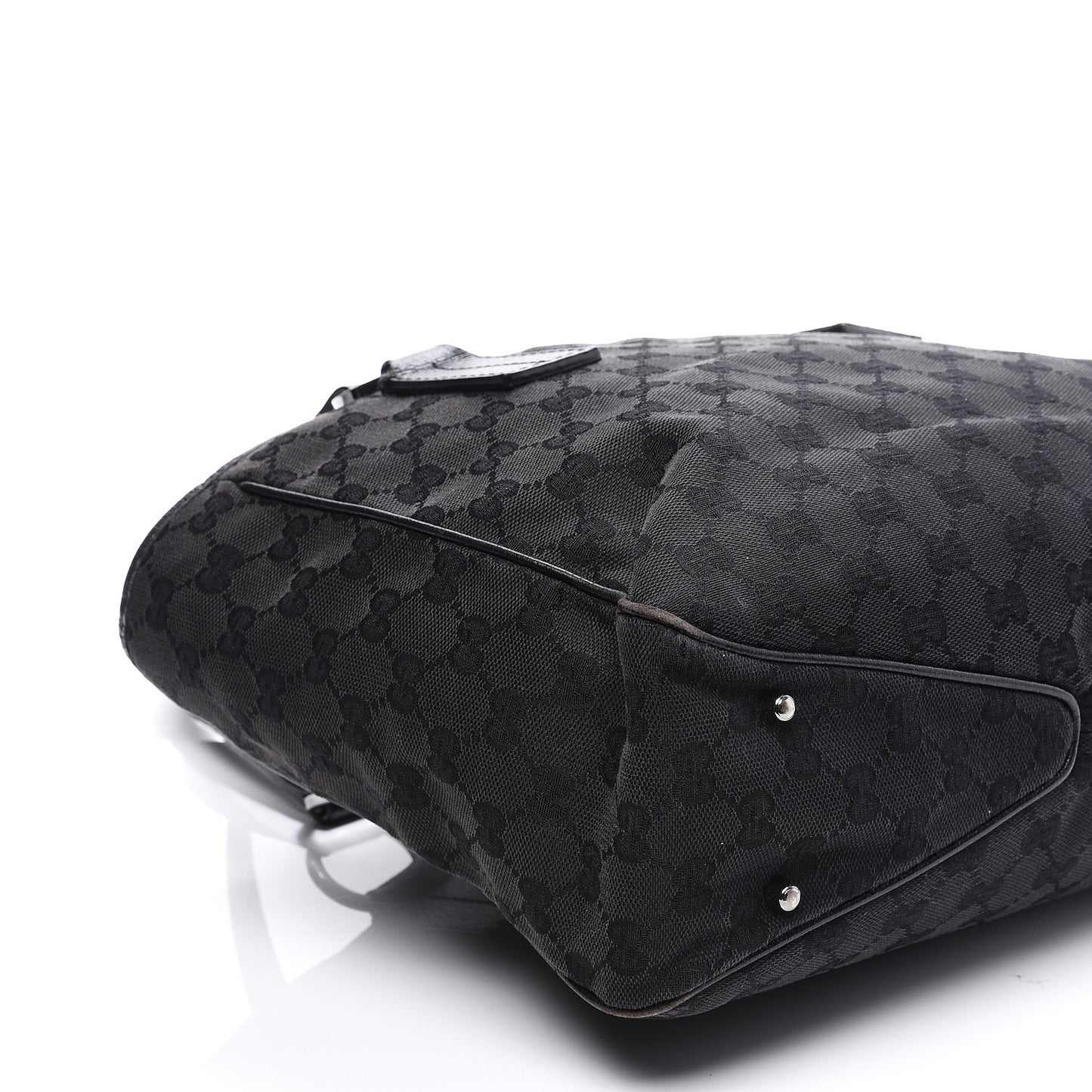 Monogram Medium Tote Black