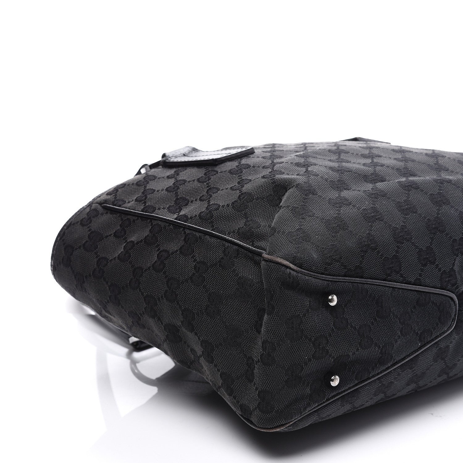 Gucci Monogram Medium Tote Black 7 of 10