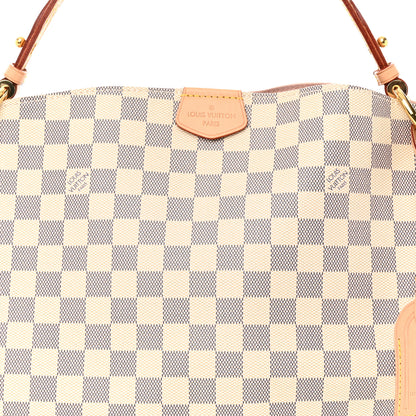 Louis Vuitton Damier Azur Graceful PM Rose Ballerine 7 of 10