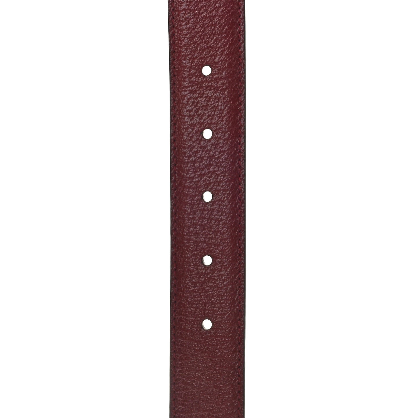 Textured Dollar Calfskin Ciny Calf Lux Squared Interlocking G 30mm Reversible Belt 95 38 Burgundy Warm Ebony