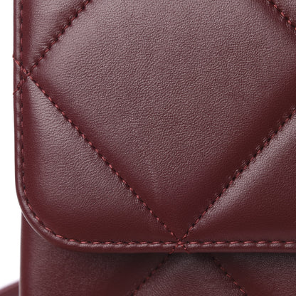 Chanel Lambskin Quilted Medium Trendy CC Flap Dual Handle Bag Burgundy 11 of 12