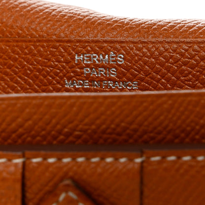 Hermes Epsom Bearn Gusset Wallet Gold 6 of 10