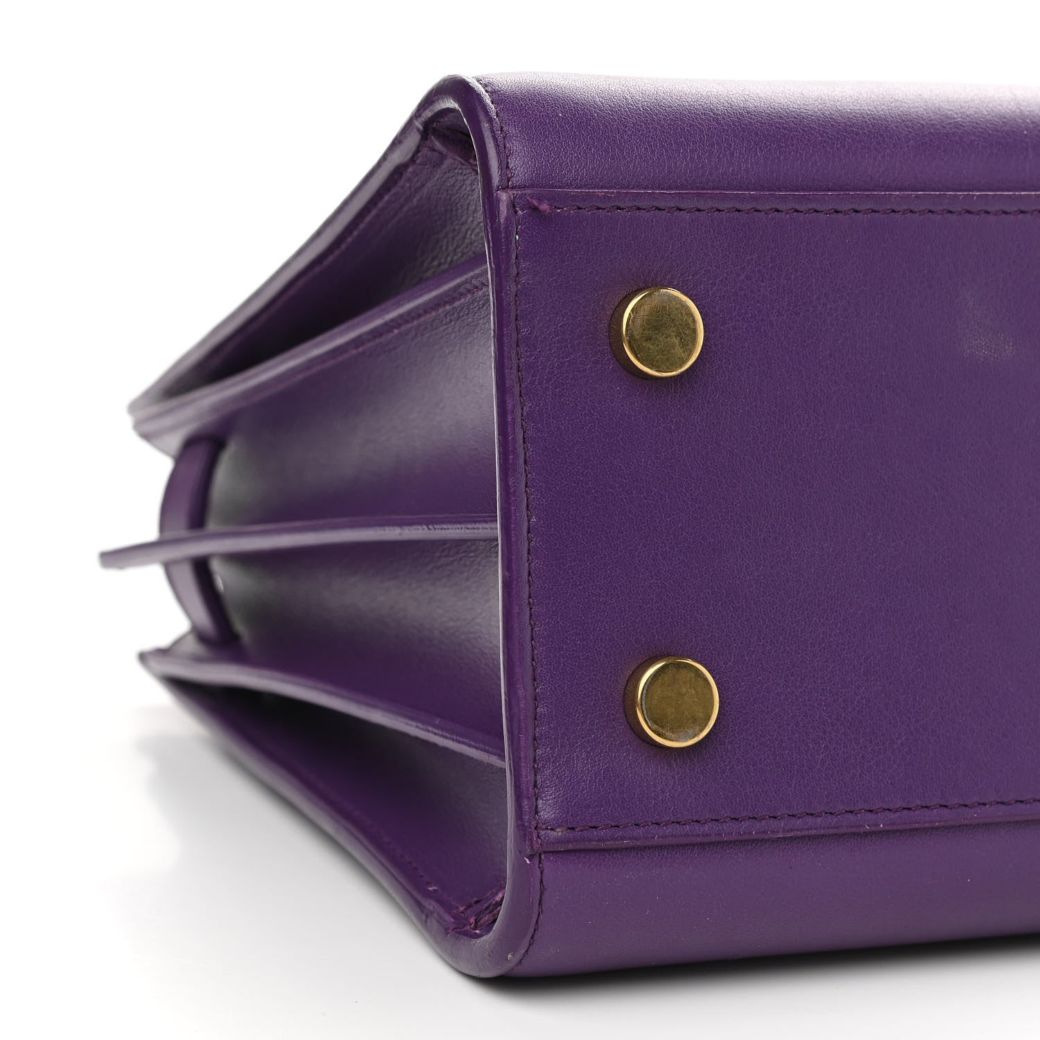 Saint Laurent Calfskin Baby Sac de Jour Purple 9 of 15
