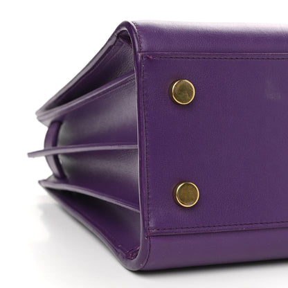 Saint Laurent Calfskin Baby Sac de Jour Purple 9 of 15