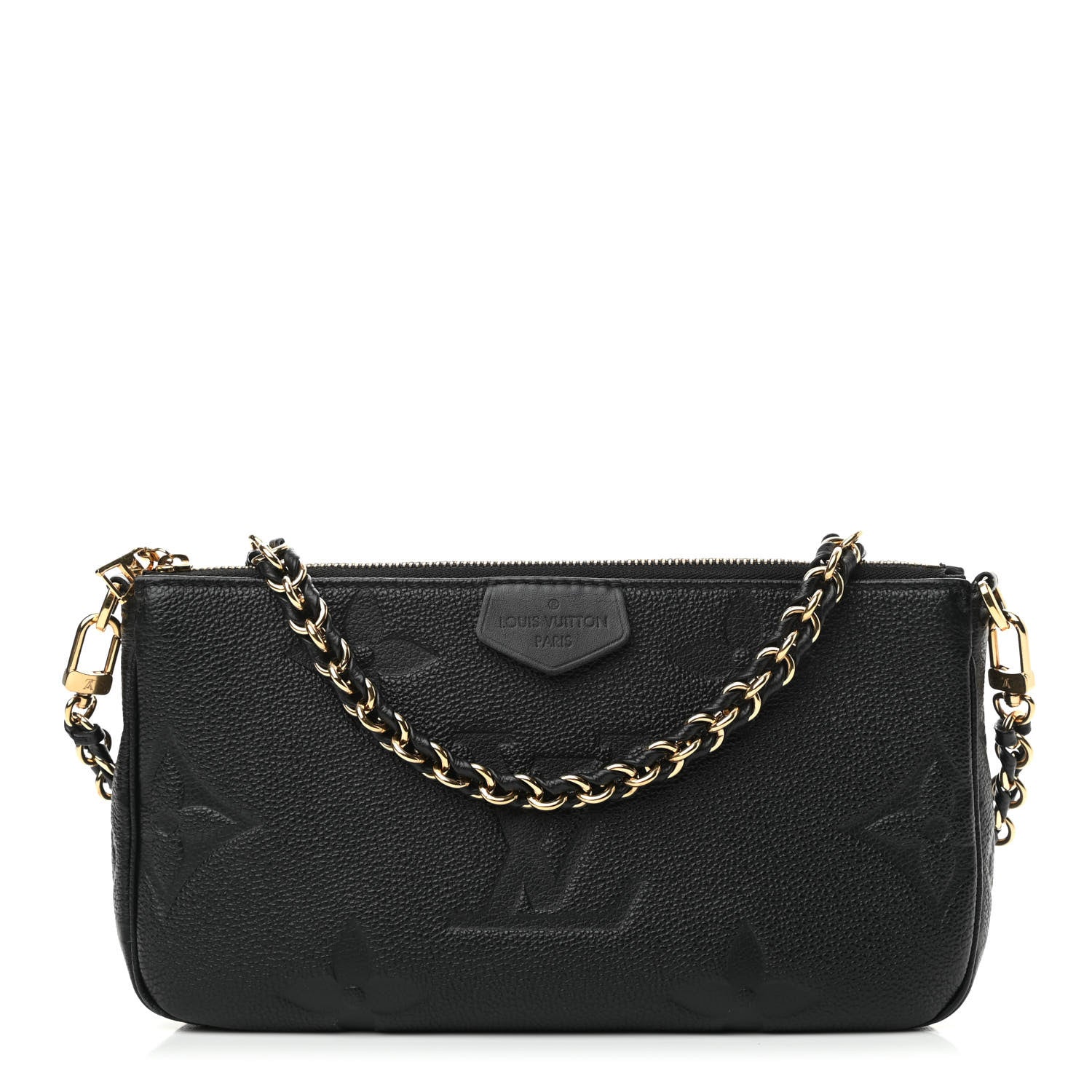 Louis Vuitton Empreinte Monogram Giant Multi Pochette Accessories Large Pochette Black 1 of 9