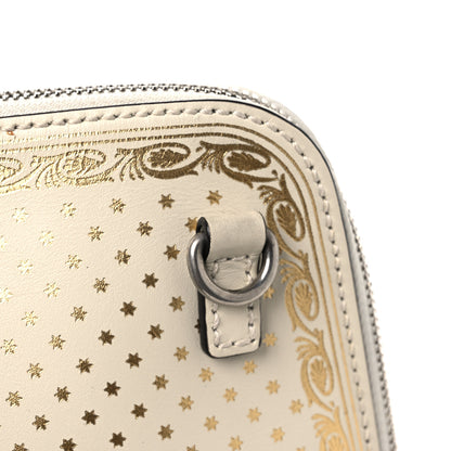 Gucci X SEGA Calfskin GUCCY Stars Mini Dome Shoulder Bag Mystic White Gold 14 of 14