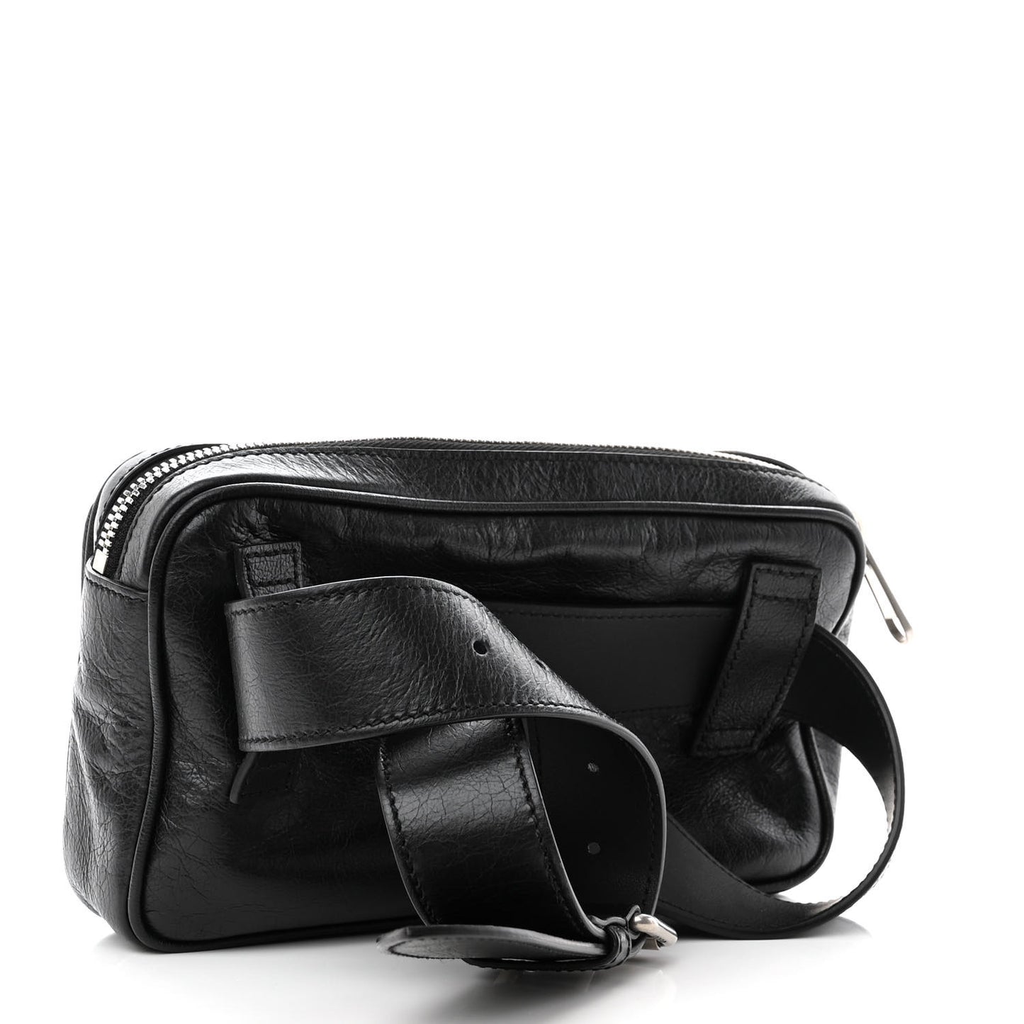 Fluffy Calfskin Morpheus Belt Bag 80 32 Black