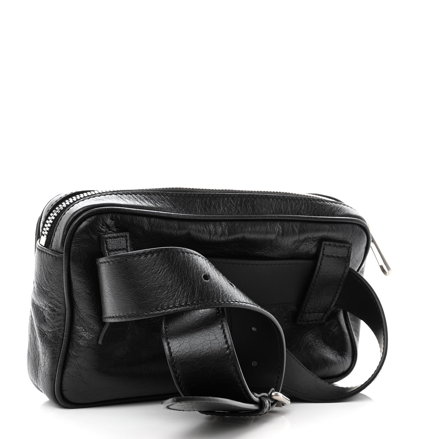 Gucci Fluffy Calfskin Morpheus Belt Bag 80 32 Black 3 of 10