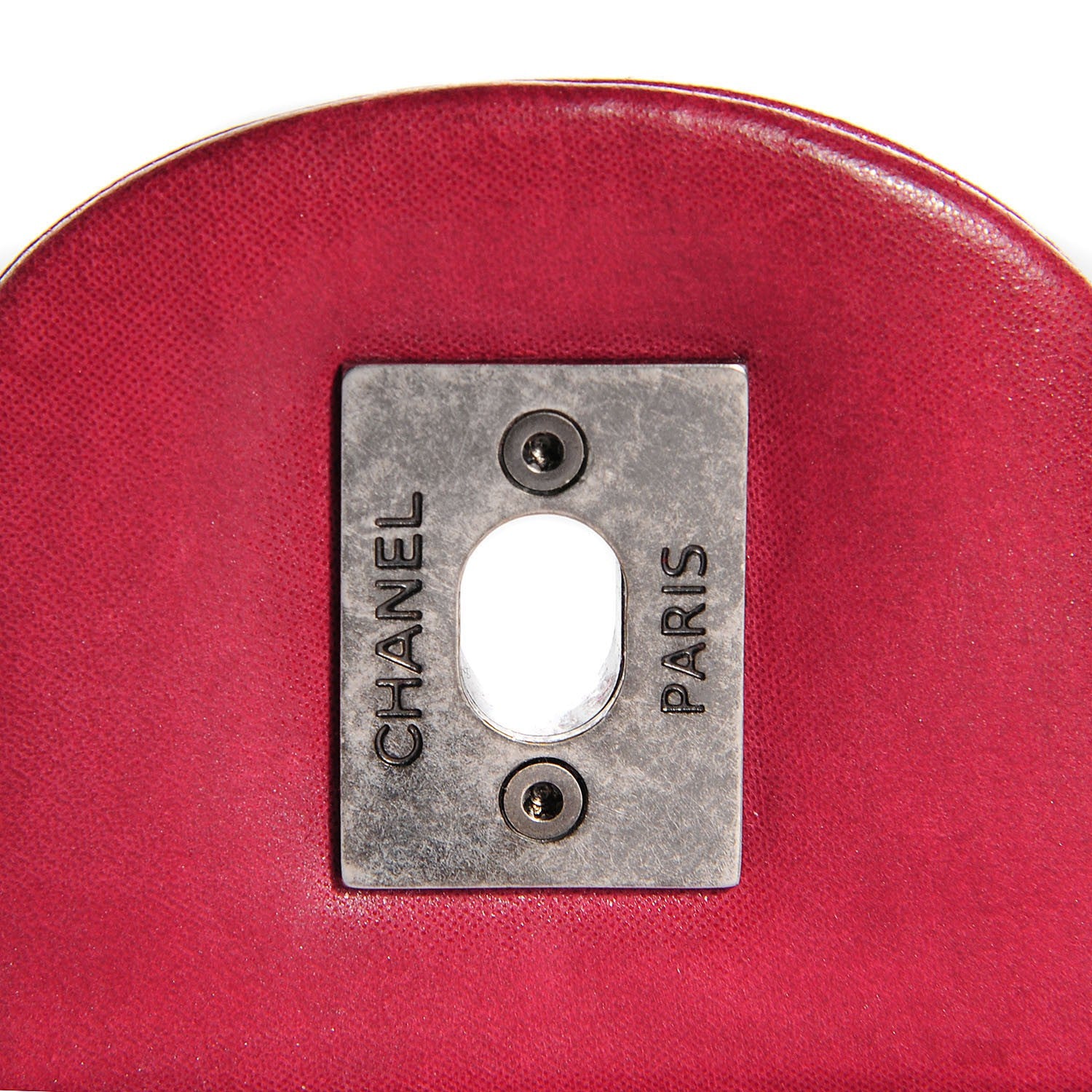 Chanel Iridescent Calfskin Shiva Flap Dark Pink 8 of 8