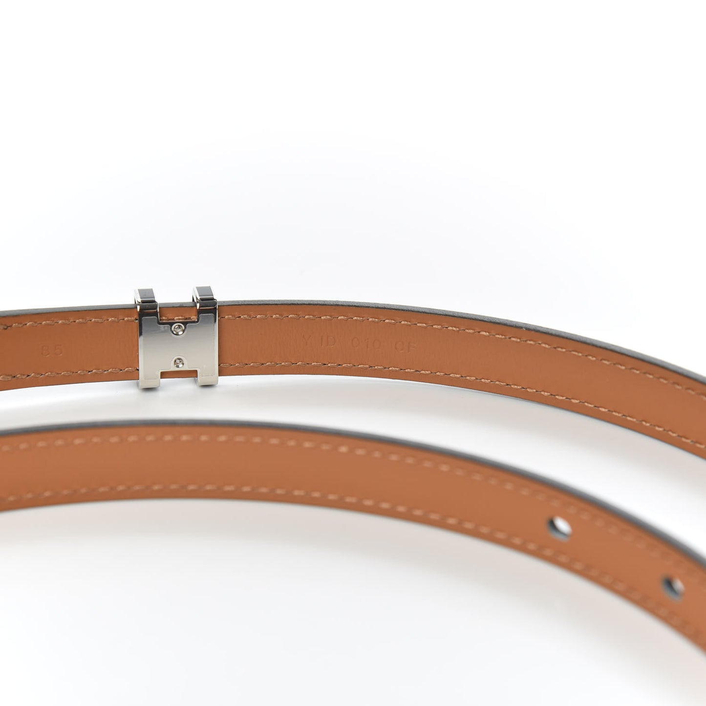 Epsom 15mm Pop H Belt 85 Black