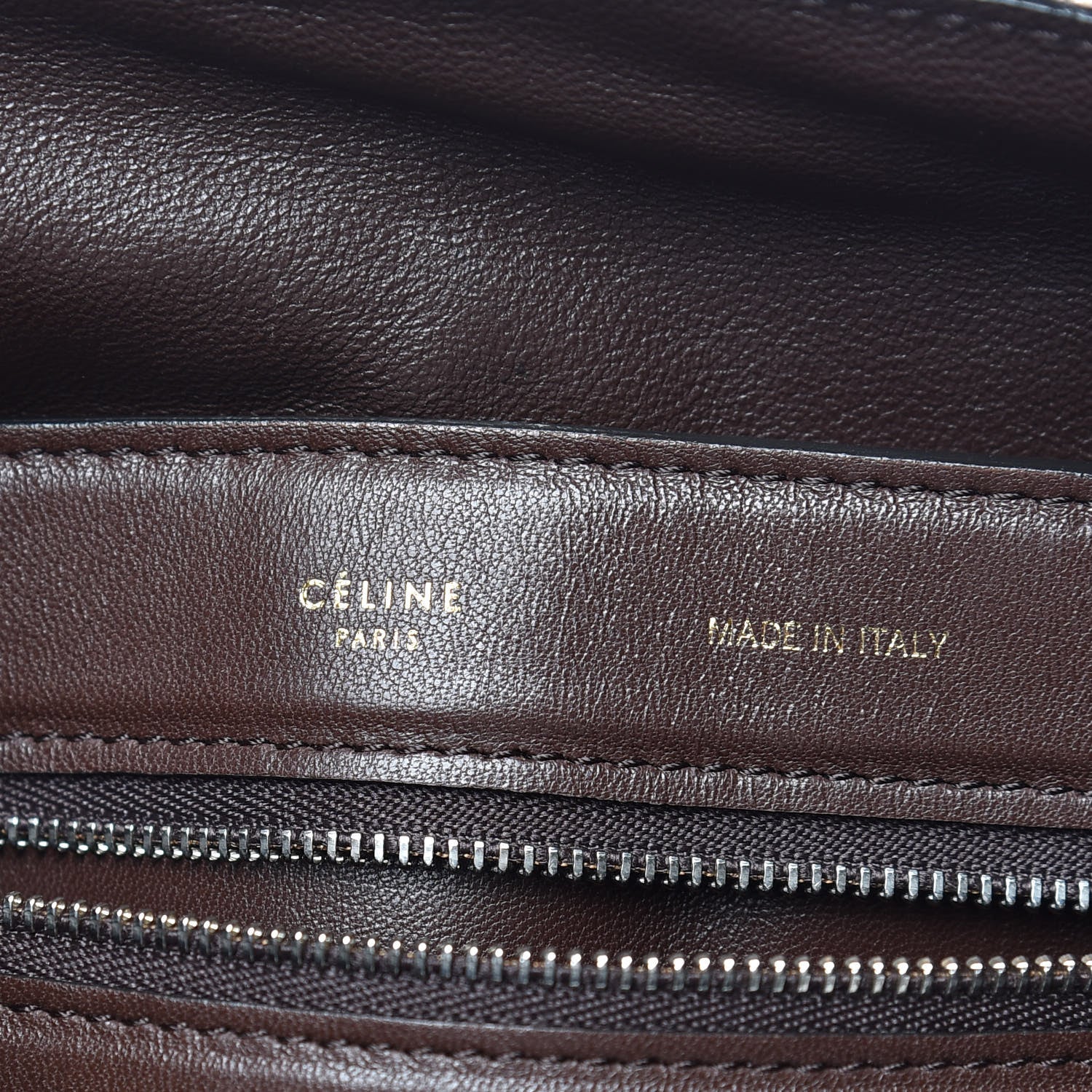 Celine Calf Hair Leopard Print Zip Gusset Cabas 9 of 11