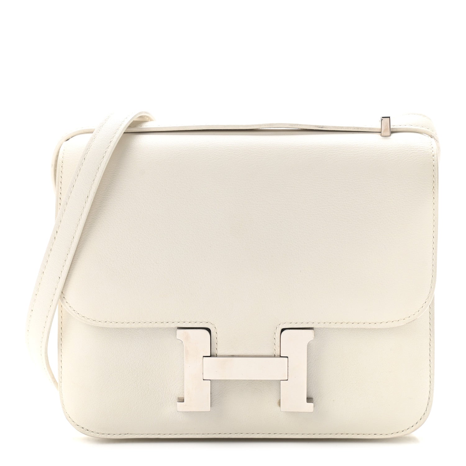 Hermes Swift Constance 18 White 1 of 14