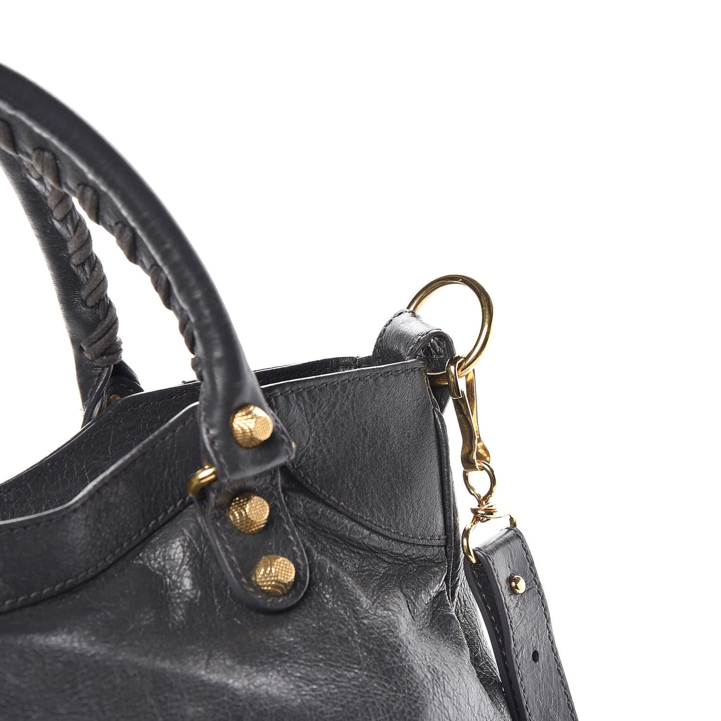 Agneau Giant 12 Gold Hardware Velo Gris Fossile Anthracite