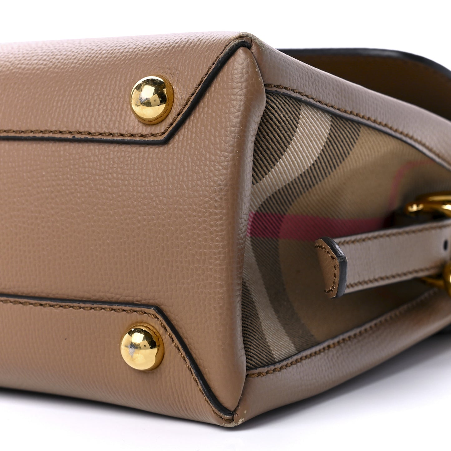 Derby Calfskin House Check Small Camberley Dark Sand