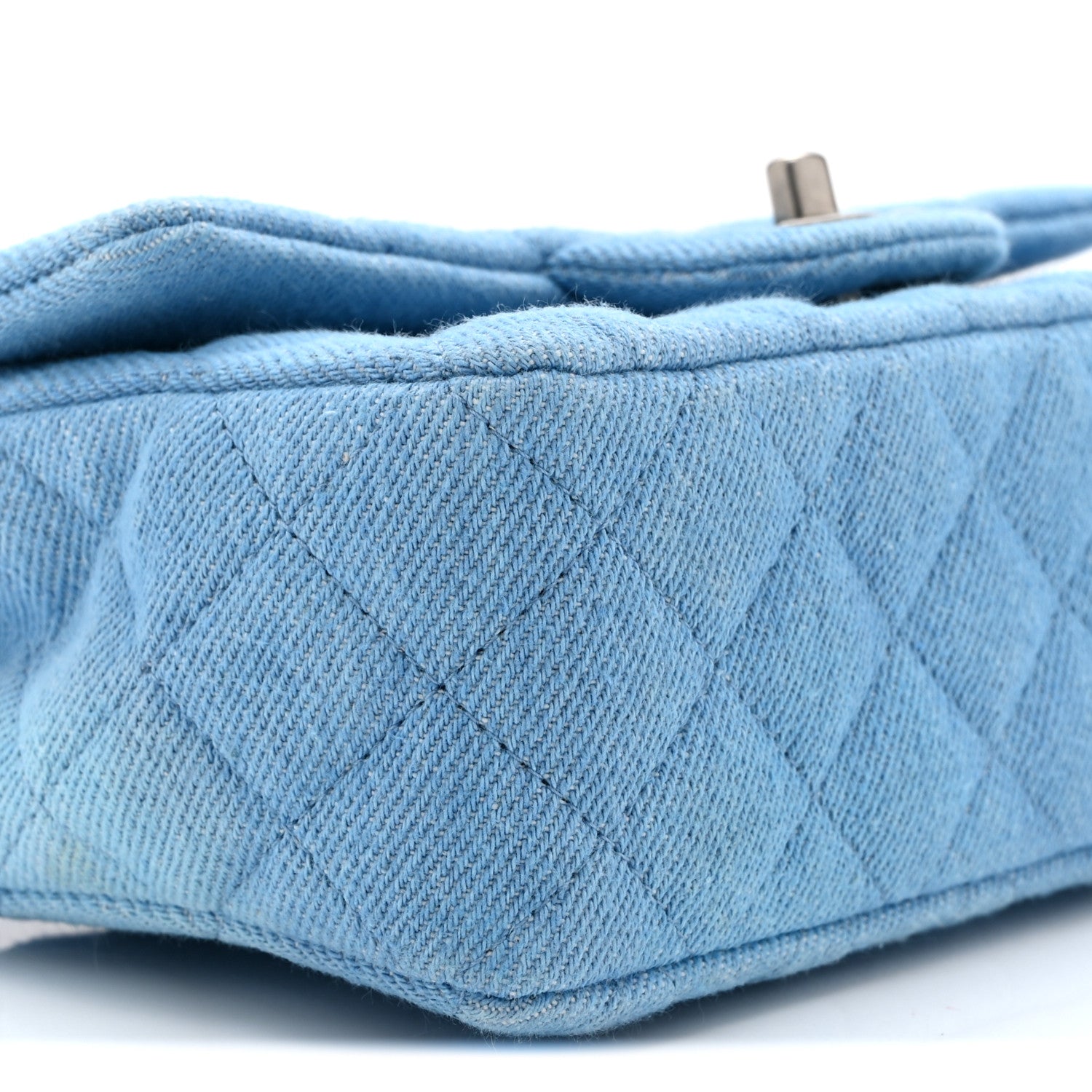 Chanel Denim Quilted Mini Rectangular Flap Blue 1839227 – FASHIONPHILE