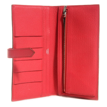 Hermes Chevre Mysore Bearn Wallet Bougainvillea 6 of 8