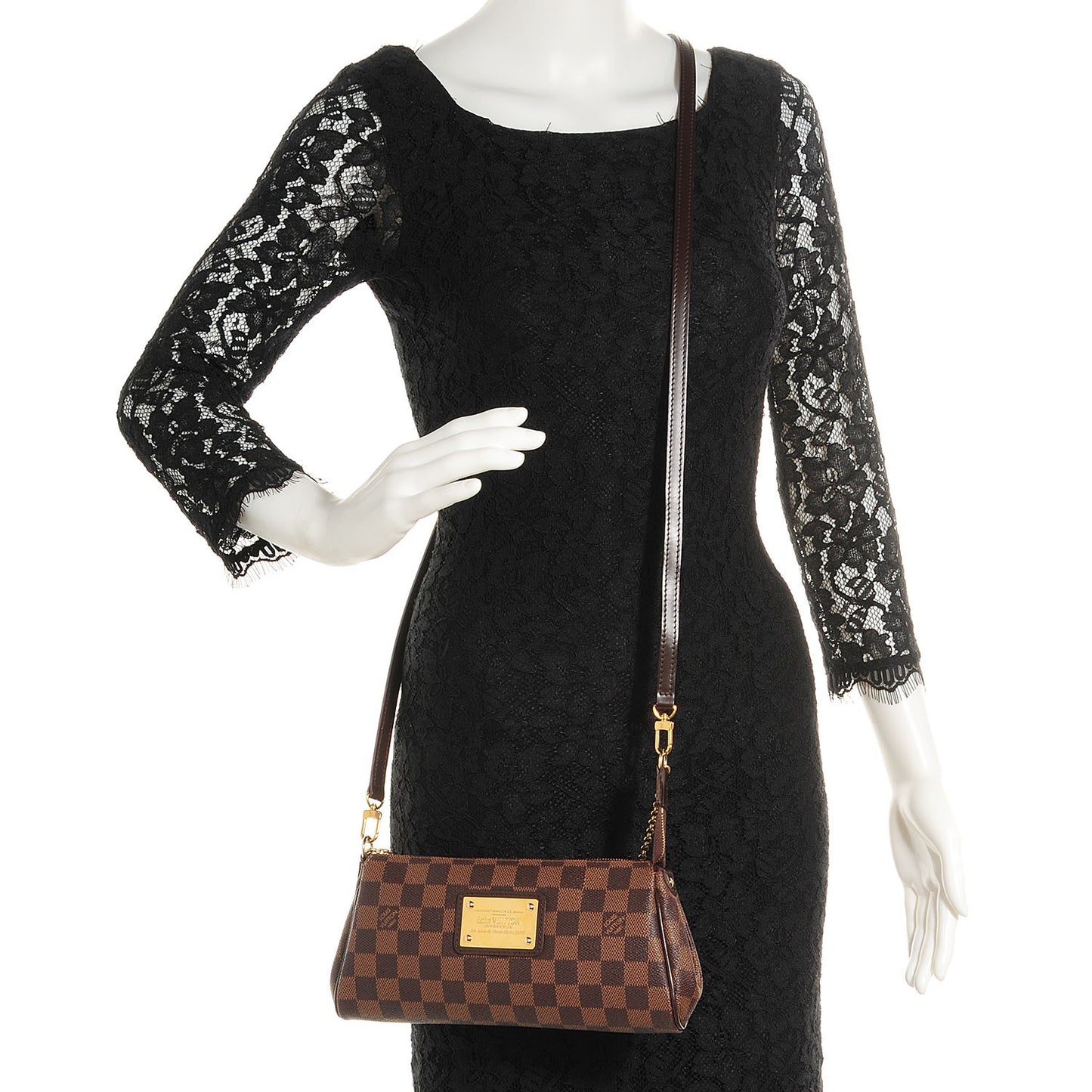 Damier Ebene Eva Clutch