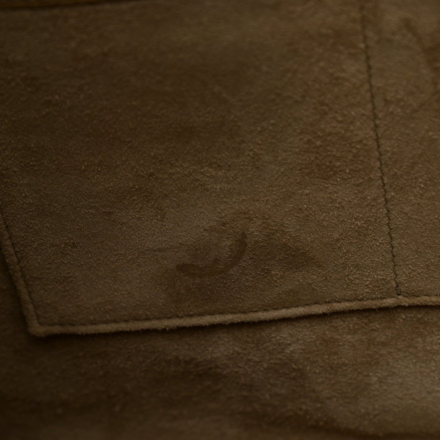 Drummed Calfskin Mini Luggage Dune