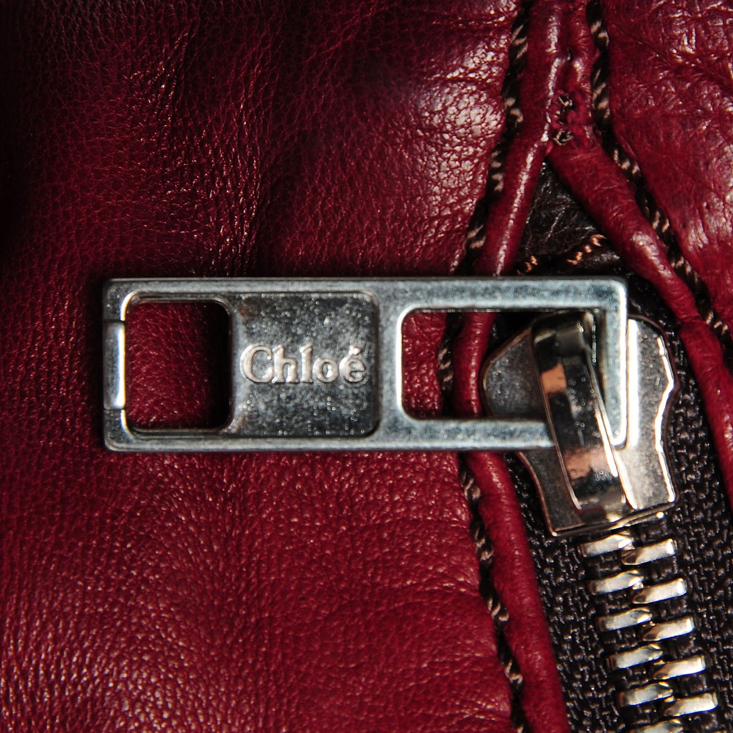 Lambskin Tekla Red Brown