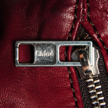 Chloe Lambskin Tekla Red Brown 8 of 9