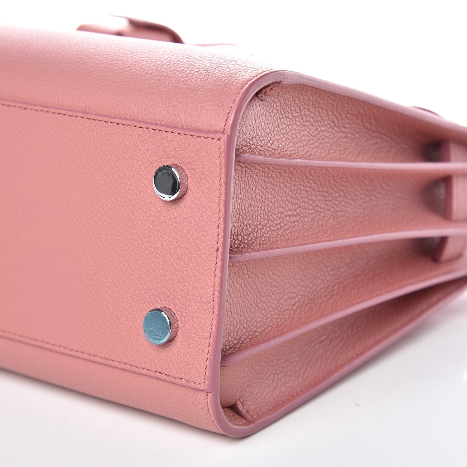 Saint Laurent Grained Calfskin Baby Sac De Jour Dark Rose 7 of 11