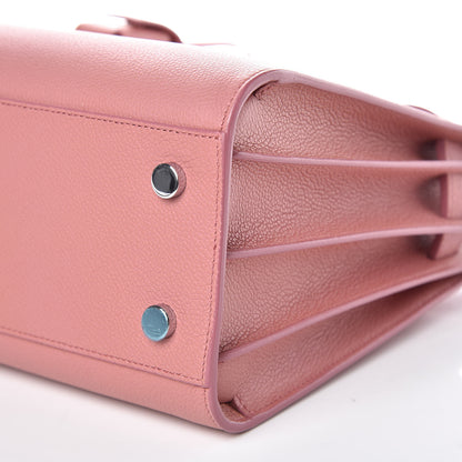 Saint Laurent Grained Calfskin Baby Sac De Jour Dark Rose 7 of 11