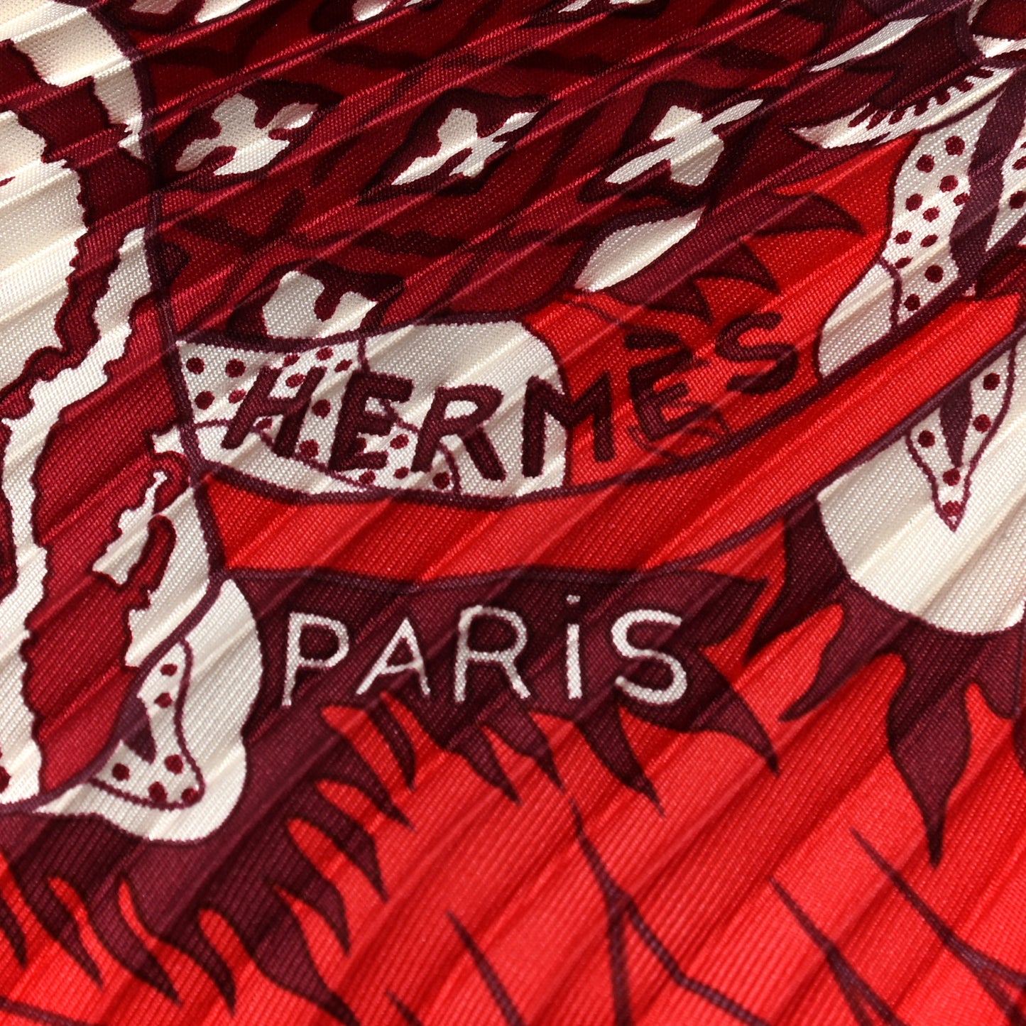 Silk Plisse Fleurs D'Indiennes Scarf 90