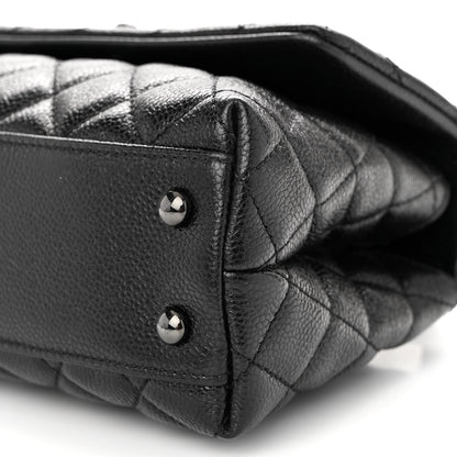 Chanel Caviar Quilted Mini Coco Handle Flap So Black 9 of 9