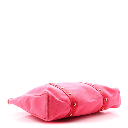 Louis Vuitton Toile Antigua Cabas GM Pink 4 of 11
