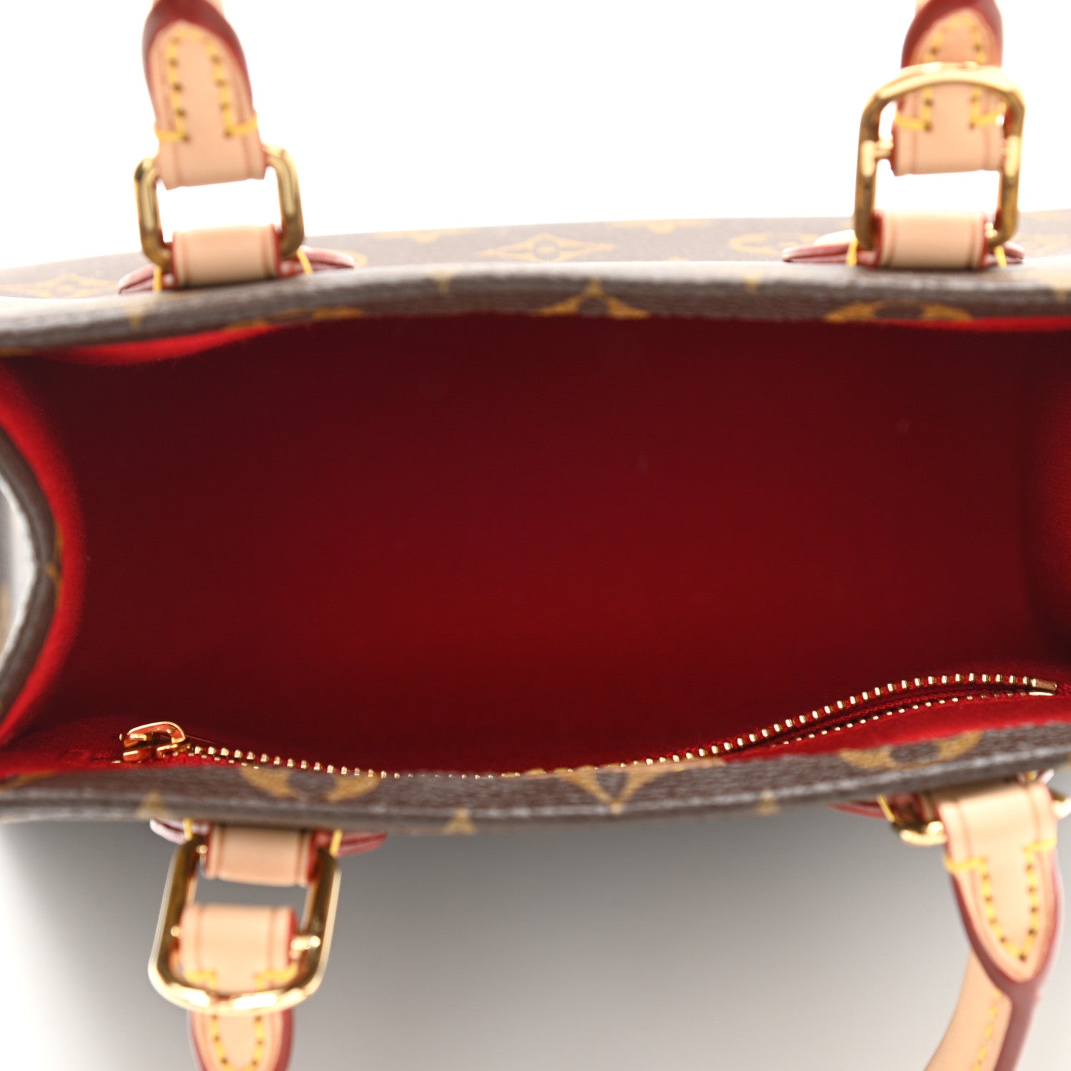 Louis Vuitton Monogram Sac Plat BB 5 of 9