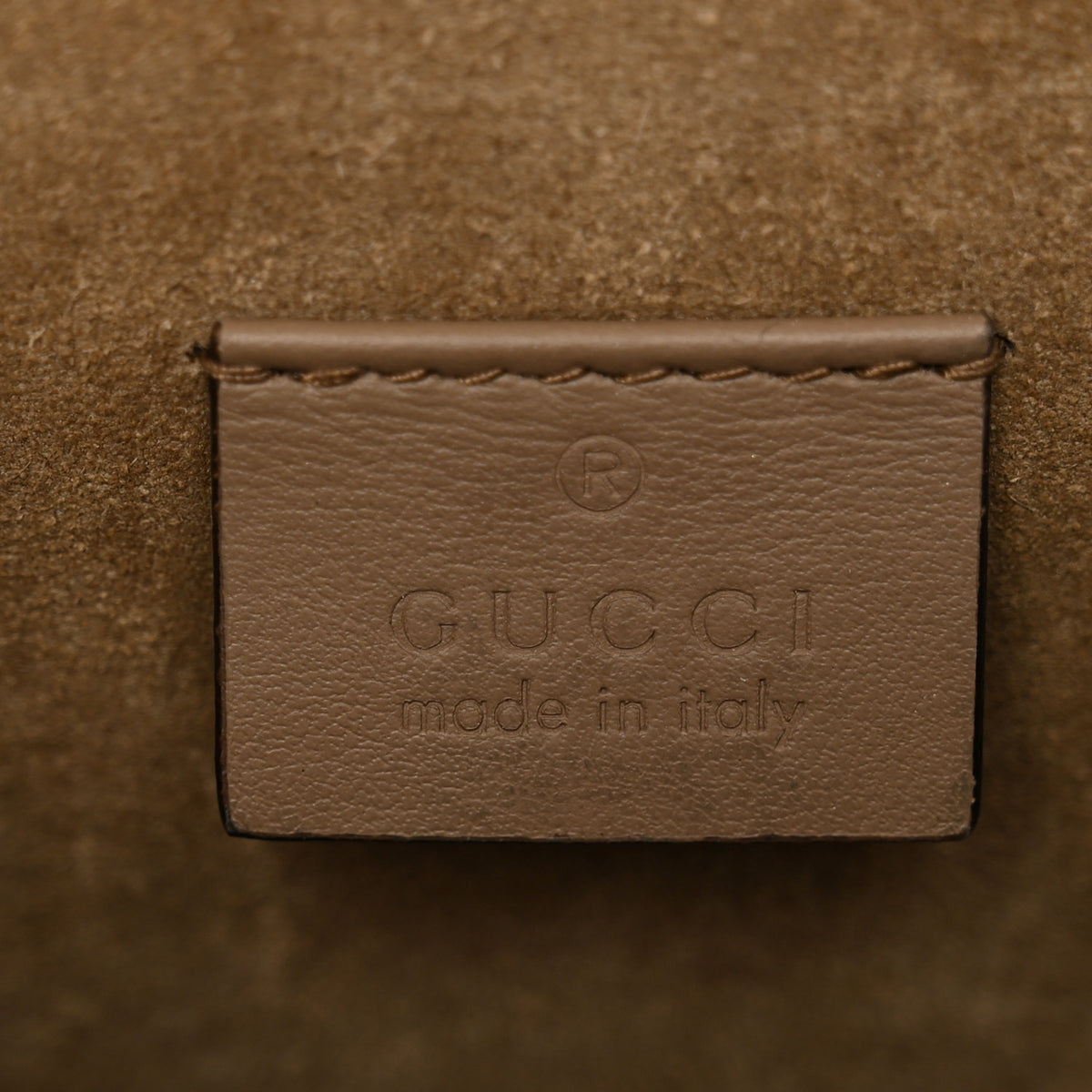 Gucci GG Supreme Monogram Suede Crystal Small Dionysus Shoulder Bag Beige Ebony Taupe 6 of 12