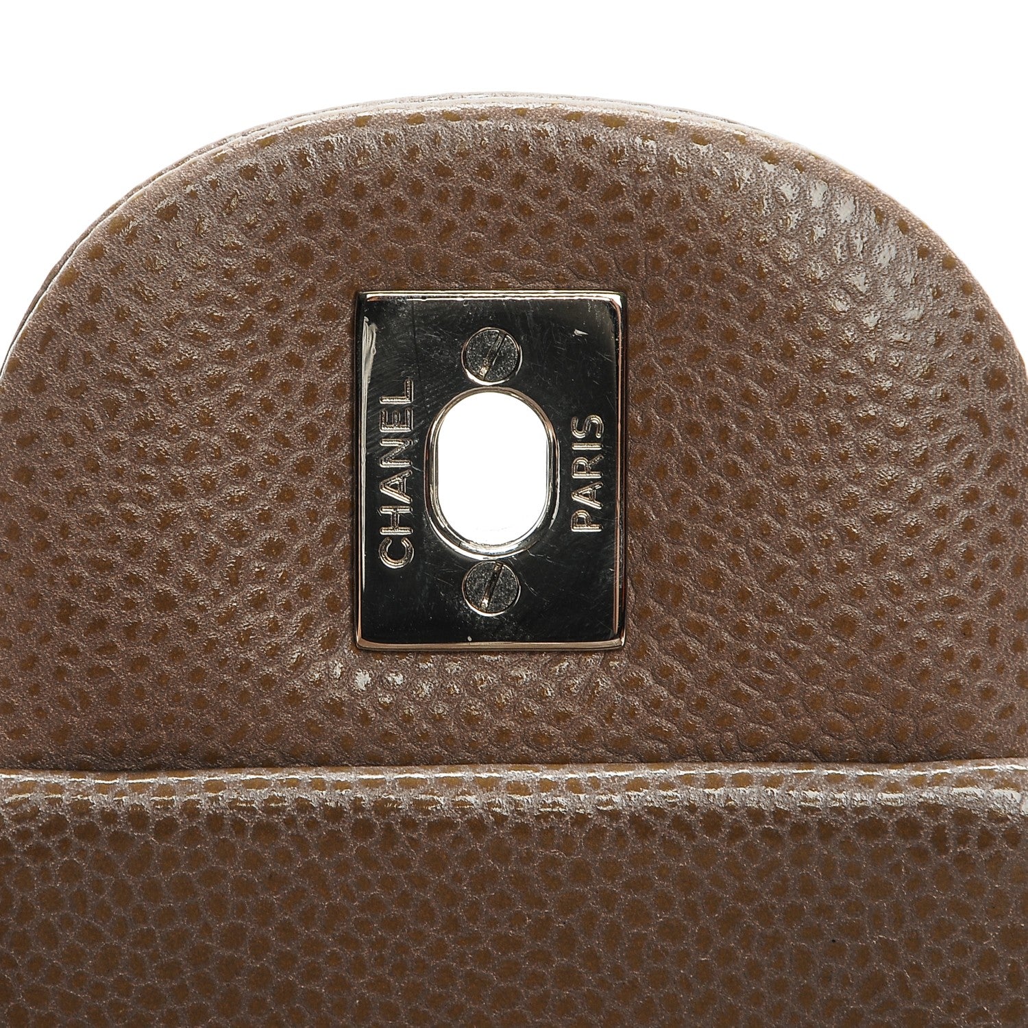 Chanel Caviar Quilted Jumbo Single Flap Brown 6 of 9