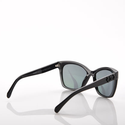 Chanel CC Butterfly Signature Sunglasses 5313 Black 4 of 7