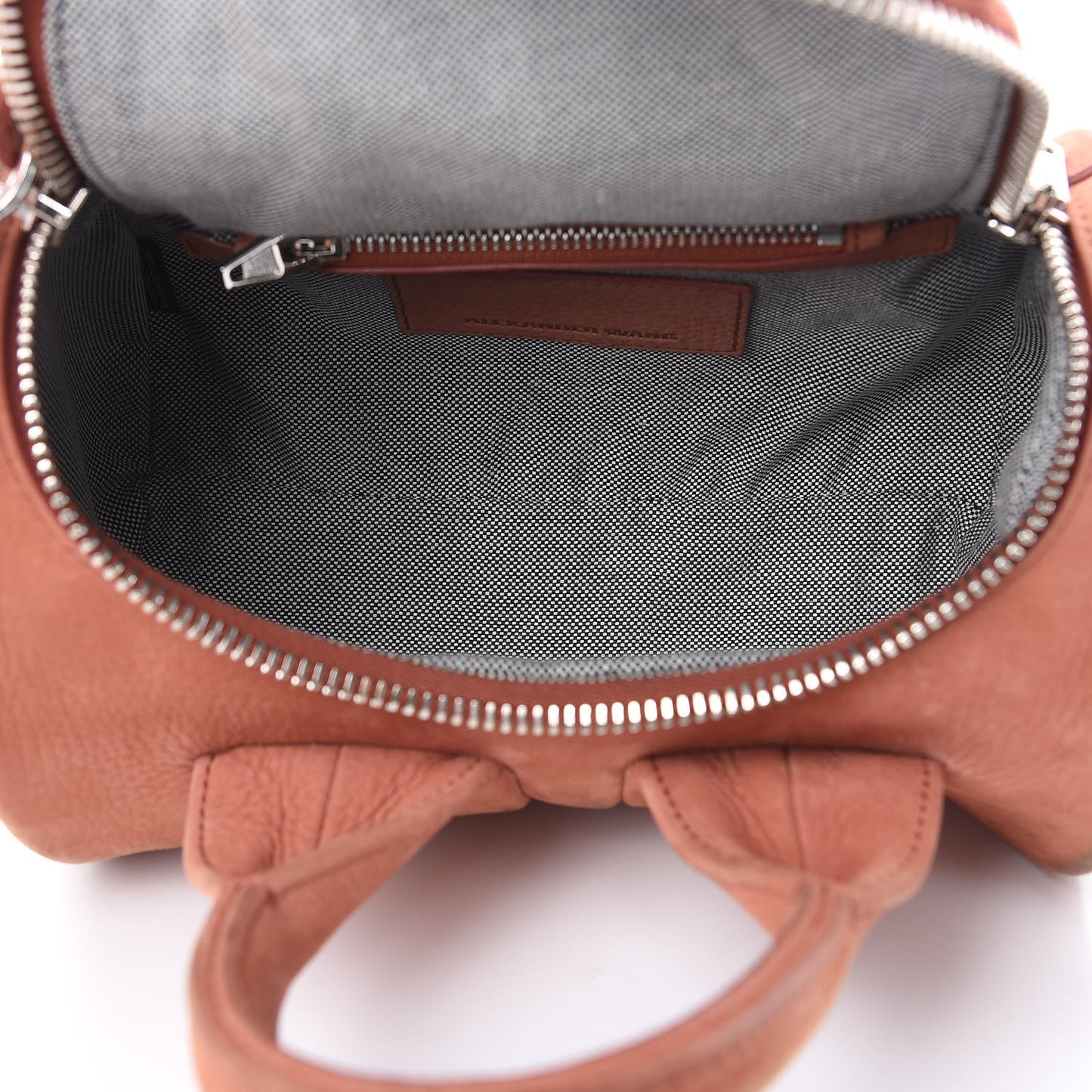 Nubuck Mini Rockie Silver Hardware Terra Cotta