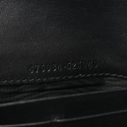 Gucci Calfskin Sylvie Continental Wallet Black 7 of 7